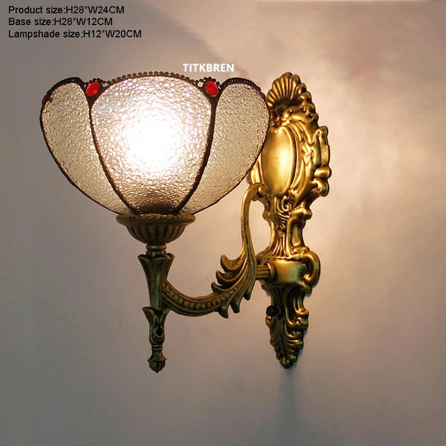 Turkish flower wall light