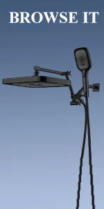 High-Pressure Rainfall Shower Heads