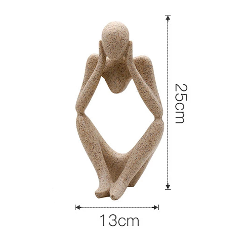 Abstract Thinker Statue