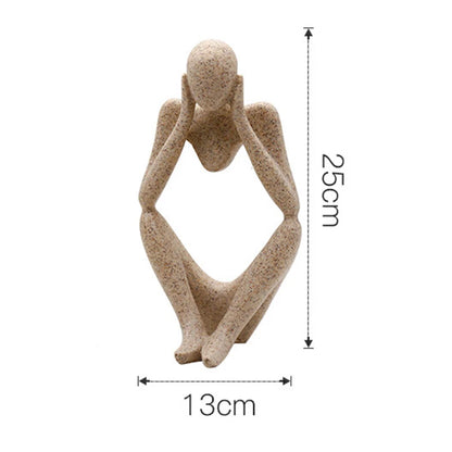 Abstract Thinker Statue