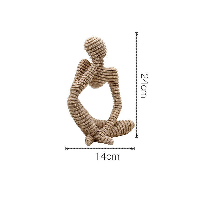 Abstract Thinker Statue