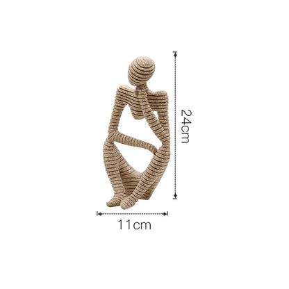Abstract Thinker Statue