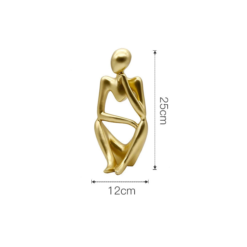 Abstract Thinker Statue