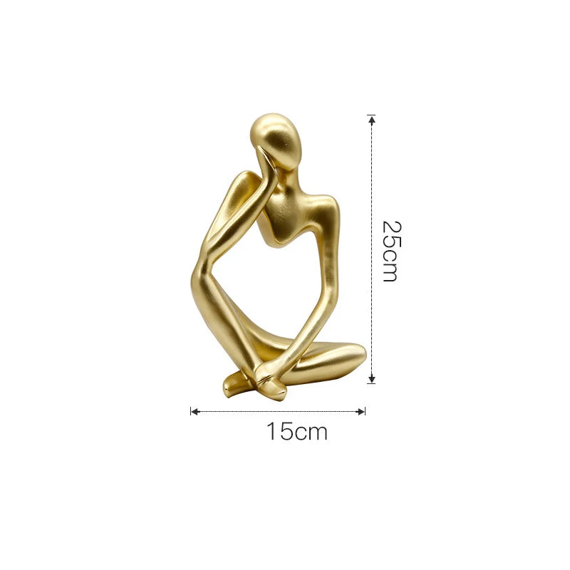 Abstract Thinker Statue