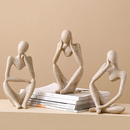 Abstract Thinker Statue