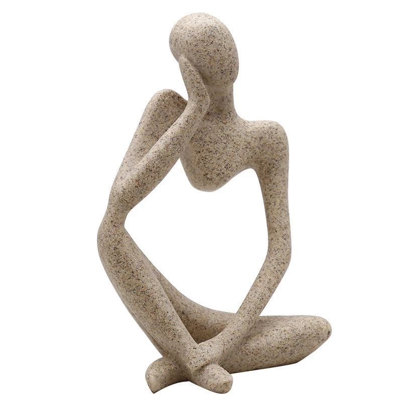 Abstract Thinker Statue