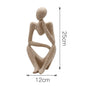 Abstract Thinker Statue