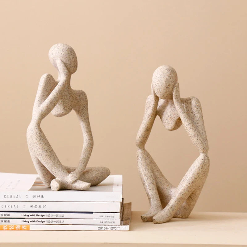Abstract Thinker Statue