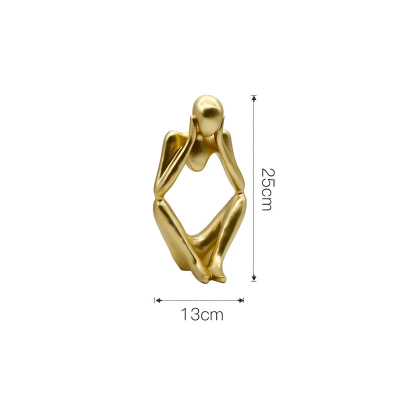 Abstract Thinker Statue