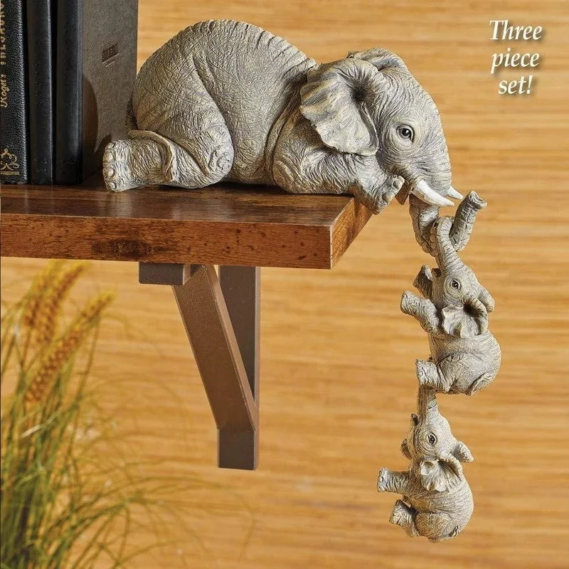 Elephant Figurine Set