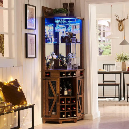 Farmhouse Wine Bar Cabinet