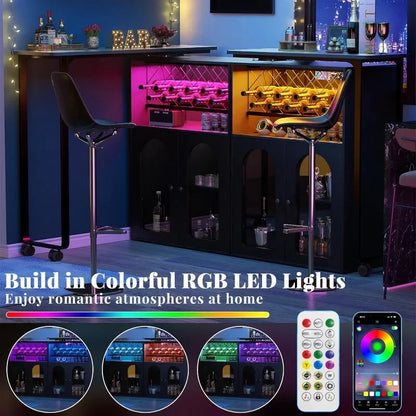 Rotating Wine Bar Cabinet