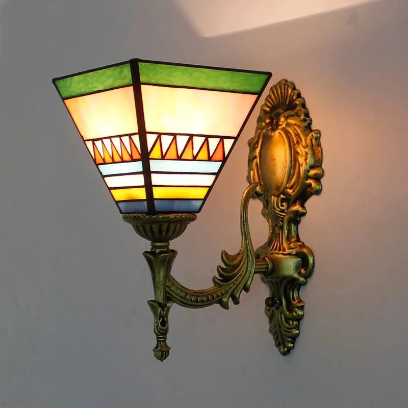 Turkish flower wall light
