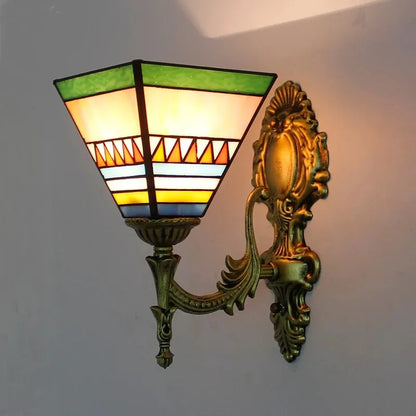 Turkish flower wall light