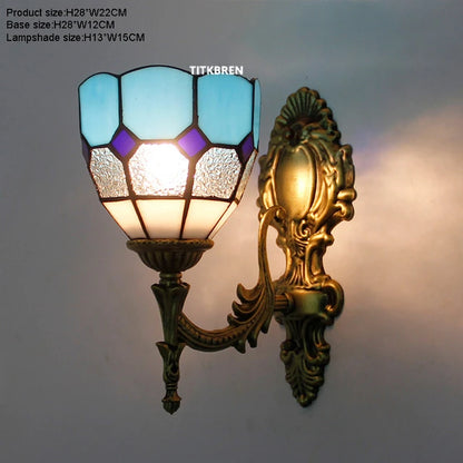 Turkish flower wall light