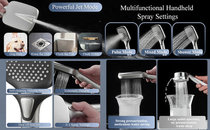 High-Pressure Rainfall Shower Heads