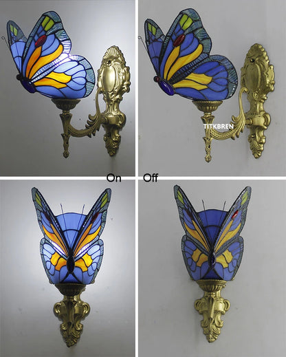 Turkish flower wall light