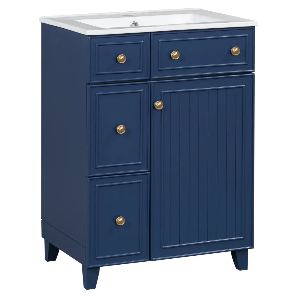 Bathroom Vanity Cabinet with Ceramic Sink