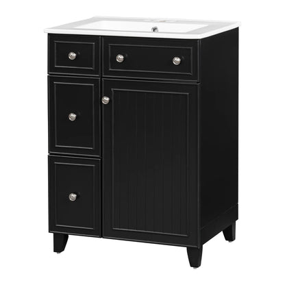 Bathroom Vanity Cabinet with Ceramic Sink