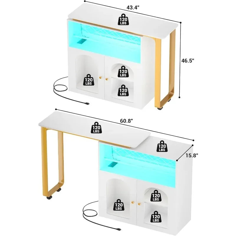Rotating Wine Bar Cabinet