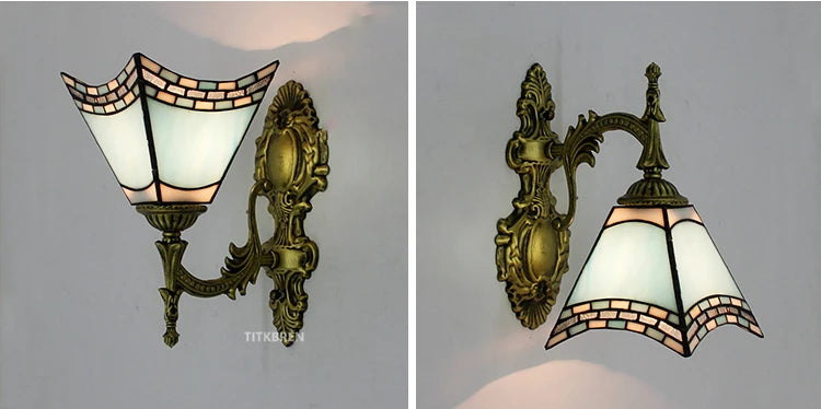 Turkish flower wall light