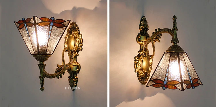 Turkish flower wall light