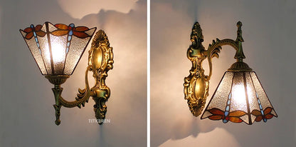 Turkish flower wall light