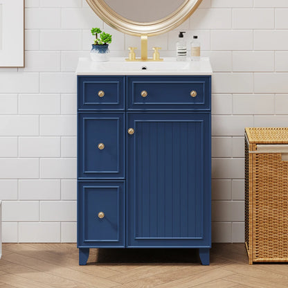 Bathroom Vanity Cabinet with Ceramic Sink