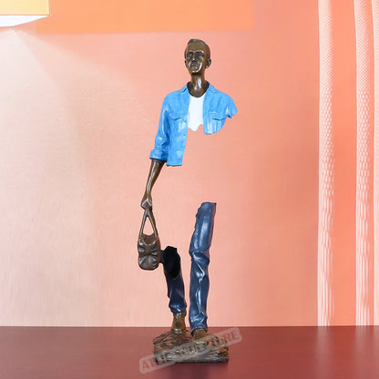 Bronze Traveller Statue