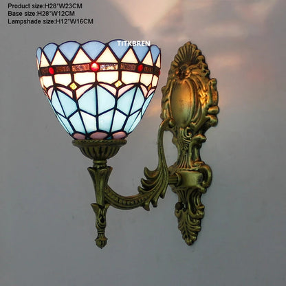 Turkish flower wall light