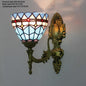 Turkish flower wall light