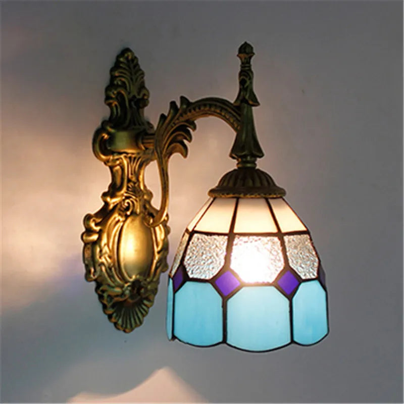Turkish flower wall light