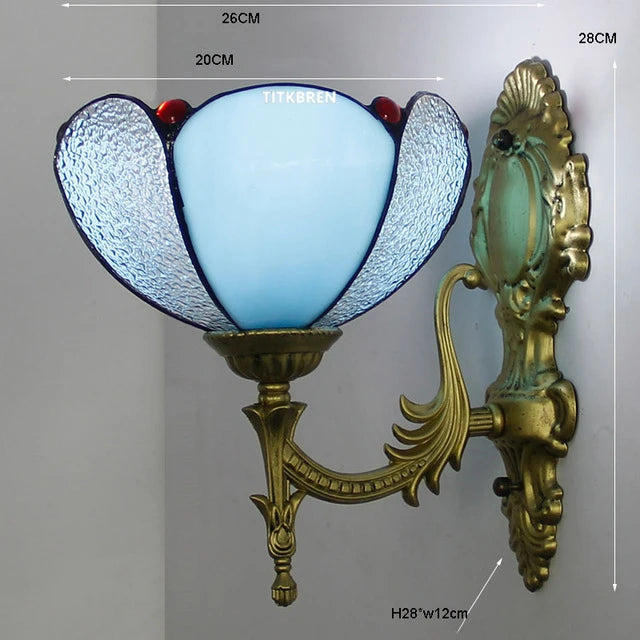 Turkish flower wall light