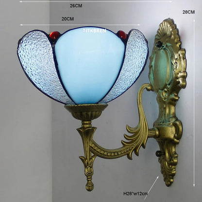Turkish flower wall light