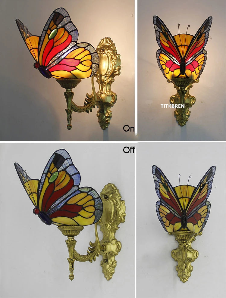 Turkish flower wall light