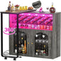 Rotating Wine Bar Cabinet