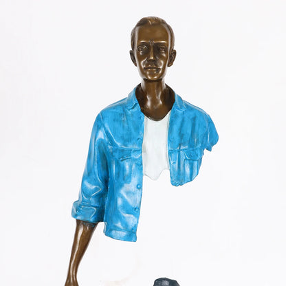 Bronze Traveller Statue