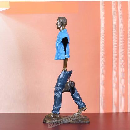 Bronze Traveller Statue