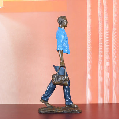 Bronze Traveller Statue