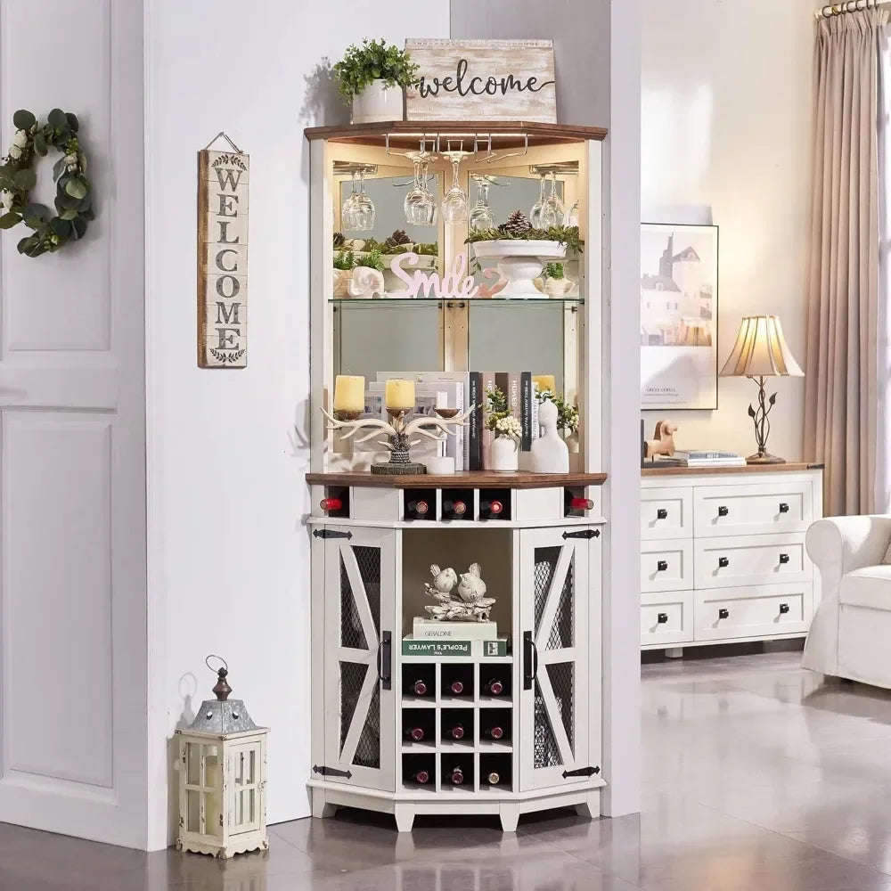 Farmhouse Wine Bar Cabinet