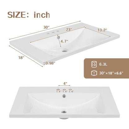 Bathroom Vanity with Sink Combo