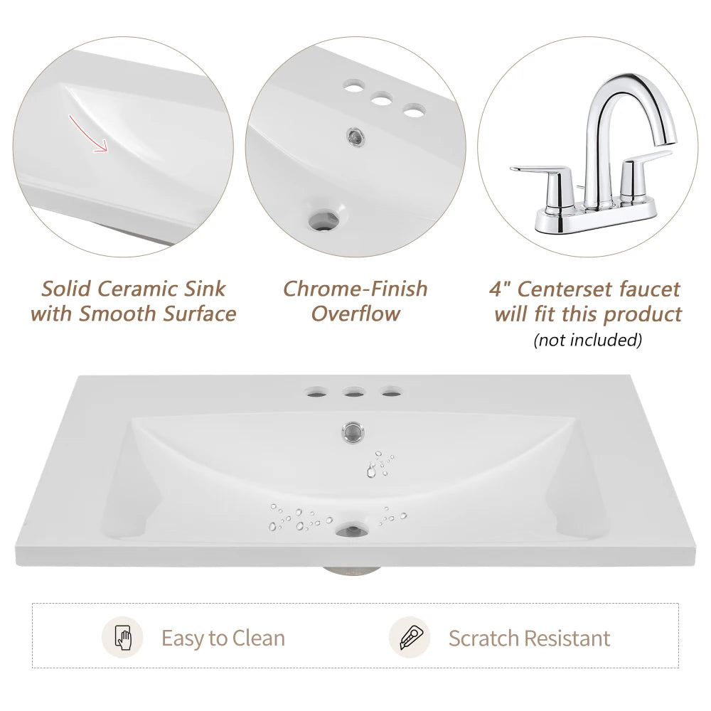 Bathroom Vanity with Sink Combo