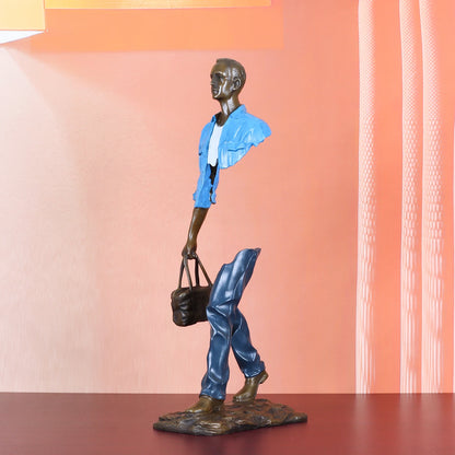 Bronze Traveller Statue