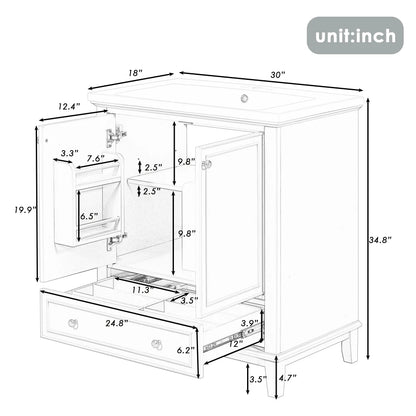 Bathroom Vanity with Sink Combo