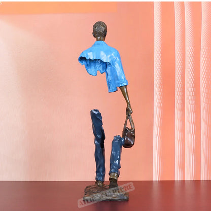 Bronze Traveller Statue