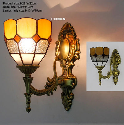 Turkish flower wall light