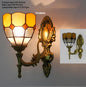 Turkish flower wall light