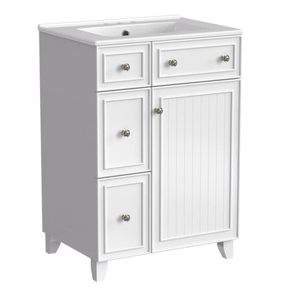 Bathroom Vanity Cabinet with Ceramic Sink