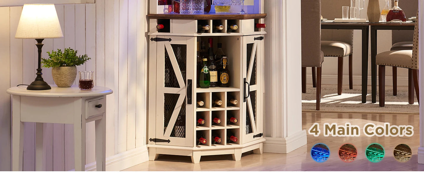 Farmhouse Wine Bar Cabinet
