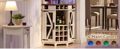 Farmhouse Wine Bar Cabinet